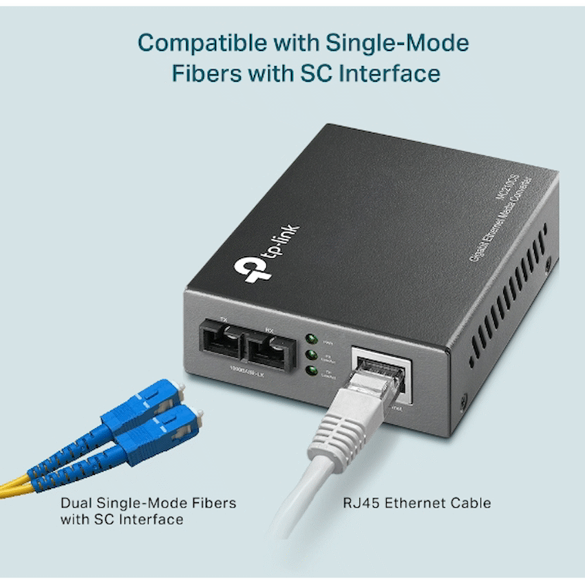 TP-Link Omada MC210CS Gigabit Single-Mode Media Converter