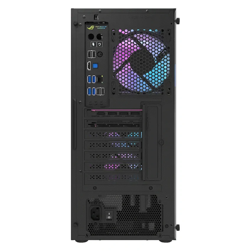 darkFlash Computer Case DK352 Plus - Black (with 4 ARGB Fans)