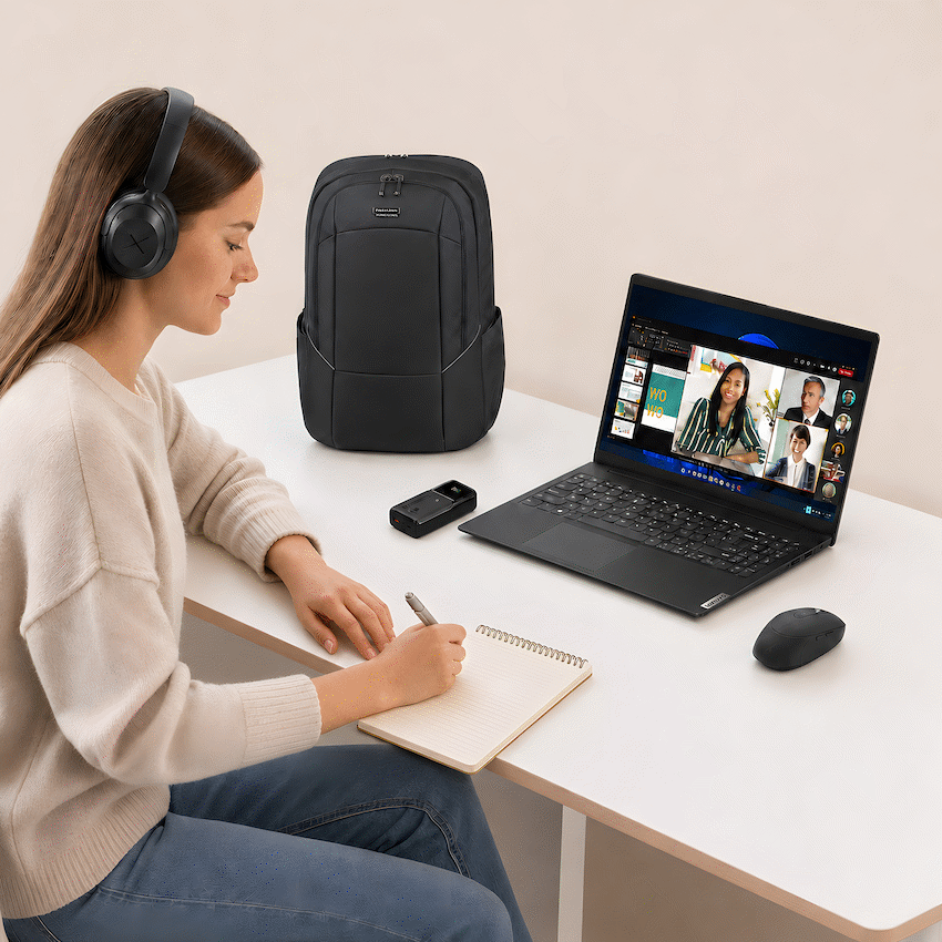 Lenovo Laptop 82YU015DSA - V15 AMD Ryzen 5 16/512 Bag+Mouse+Headphone+PB