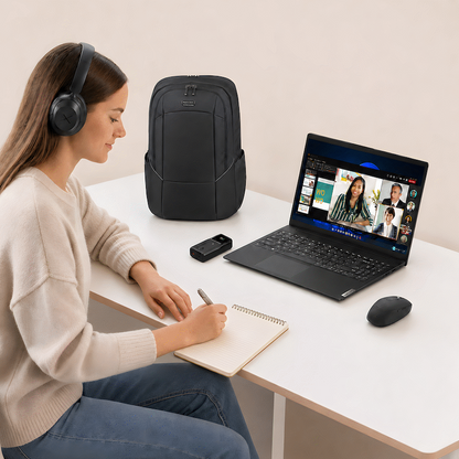 Lenovo Laptop 82YU015DSA - V15 AMD Ryzen 5 16/512 Bag+Mouse+Headphone+PB