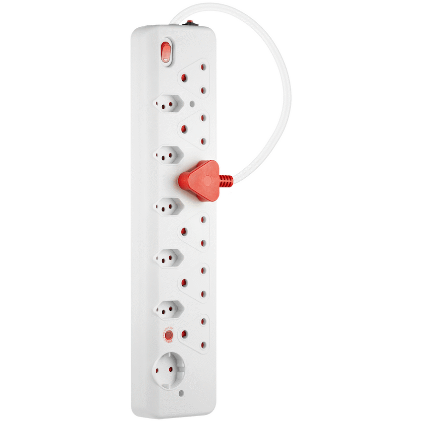 Nexon 12-Way Medium Surge Multiplug 0.5m - White