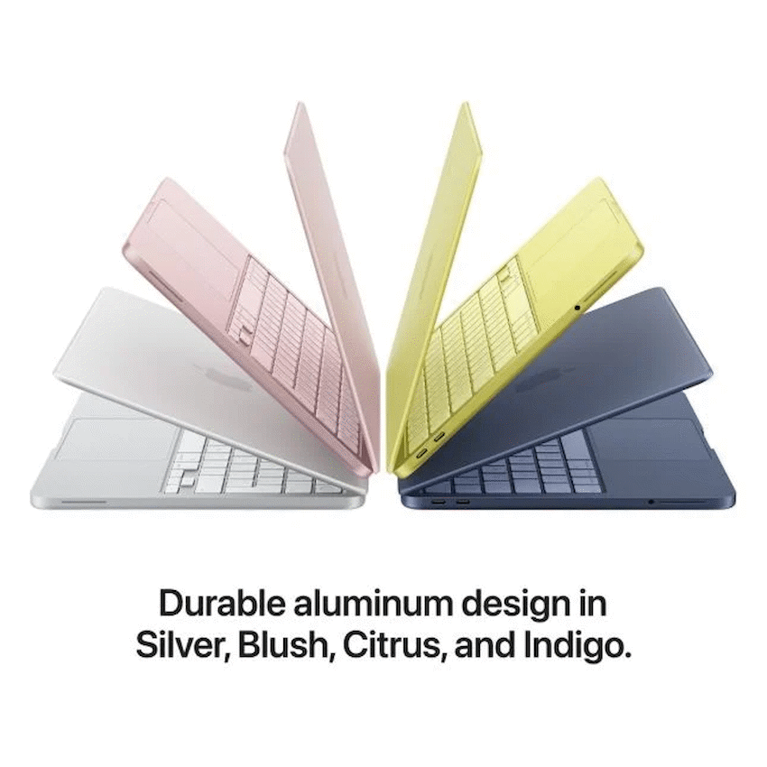13-INCH MACBOOK NEO: APPLE A18 PRO CHIP WITH 6 CORE CPU AND 5 CORE GPU, 8GB, 256GB SSD - BLUSH