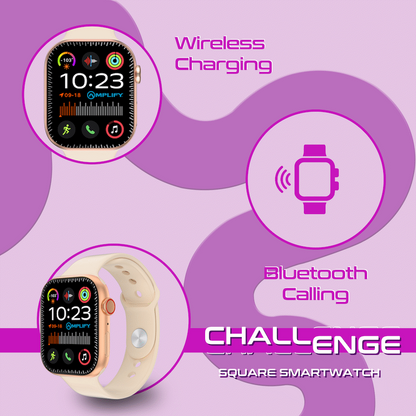 Amplify Challenge Series Square Smartwatch - Gold