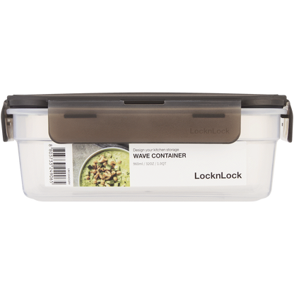 LocknLock Wave container 960ml grey