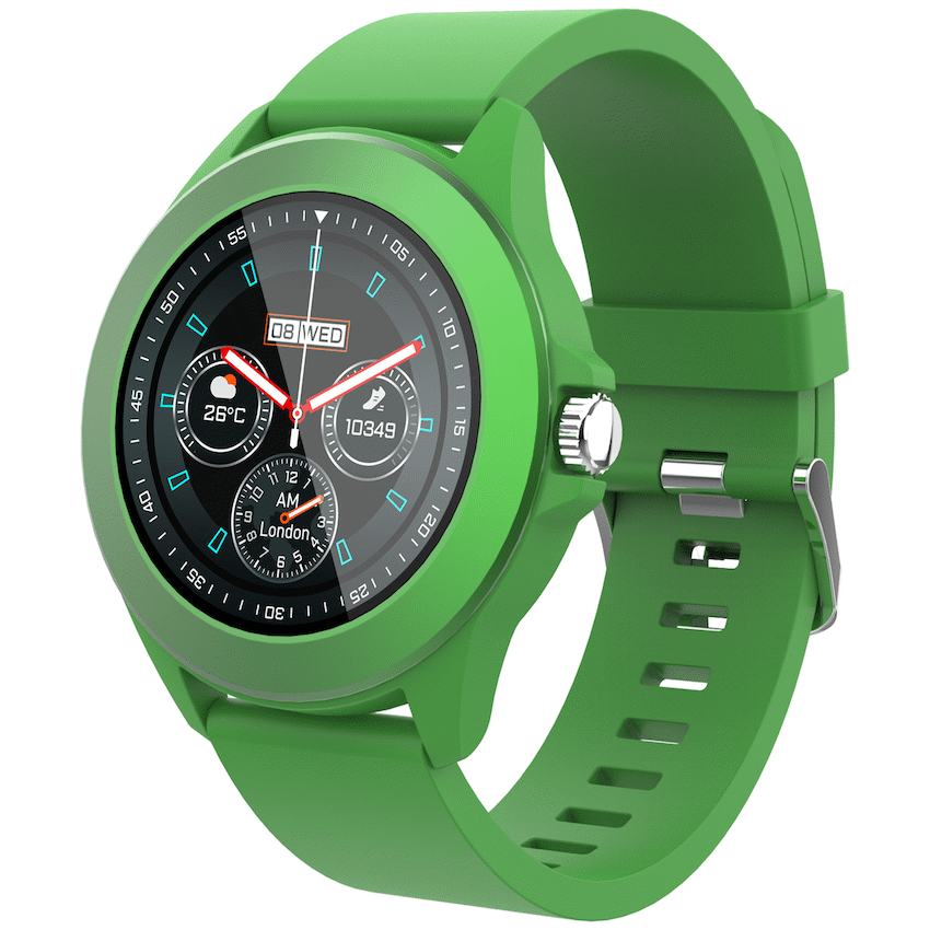 Volkano Splash Series Round Smartwatch - Green