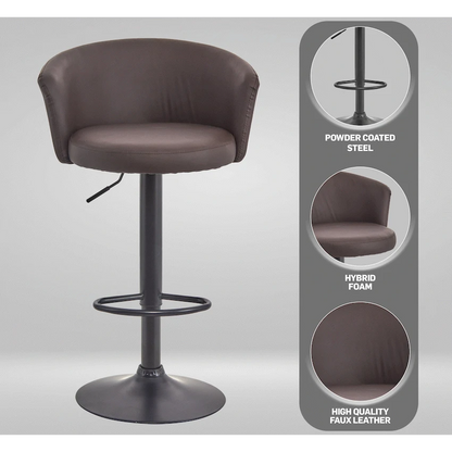 Everfurn Titan Barstool Brown - Single