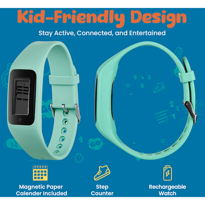 Volkano Step Up Series Activity Watch - Teal