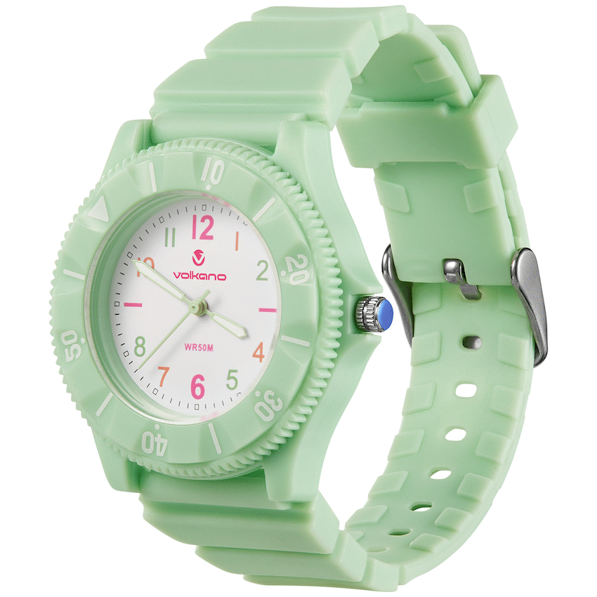 Volkano Mallow Series Kids Analogue Watch - Green