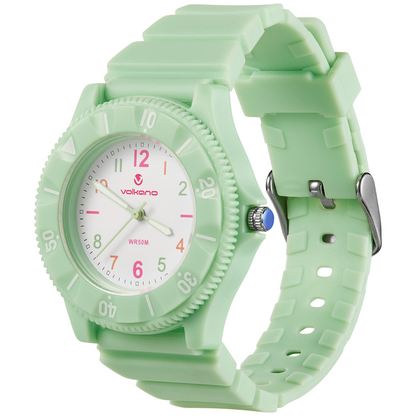 Volkano Mallow Series Kids Analogue Watch - Green