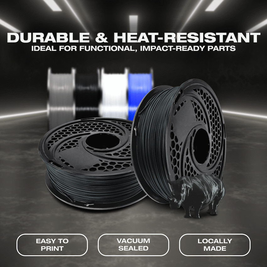 SA Filament ABS Premium Filament 1kg - Dark Grey