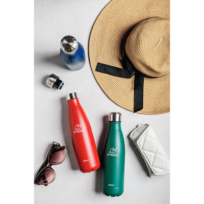 Snappy Stainless Steel Vacuum Bottle 500ml - Emerald