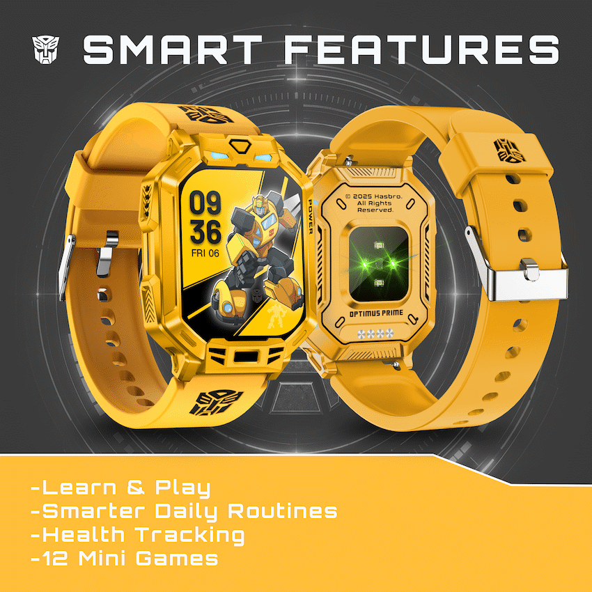 Transformers Series Kids Watches - Bumble Bee