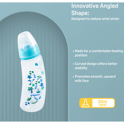 Pigeon Flexible Curve Bottle 250ml - Beach