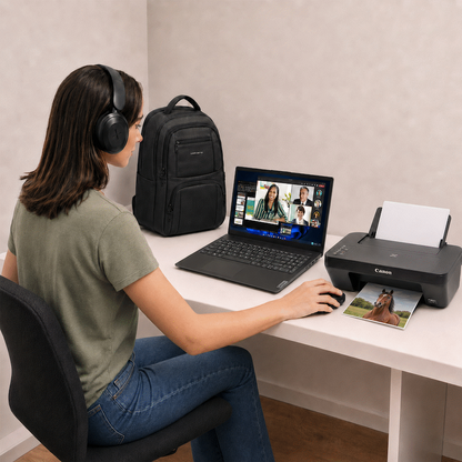 Lenovo Laptop 82YU015DSA - V15 AMD Ryzen 5 16/512 Printer+Bag+Mouse+Headphone