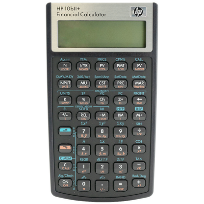 HP 10Bii+ - Business Calculator (Algebraic) - Non-Programmable