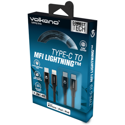 Volkano Lightning Series Type-C to MFI 1.2m