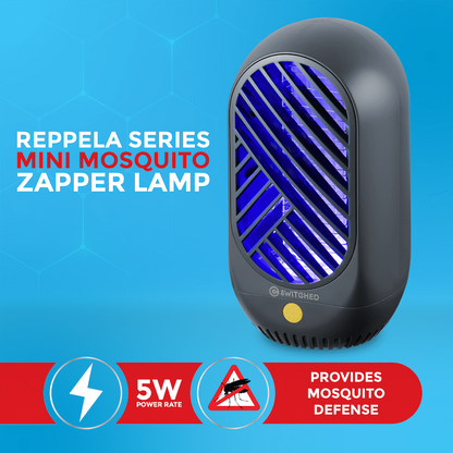 Switched Reppela Series - Mini 2W Mosquito Zapper Lamp 25m2  coverage - USB Power