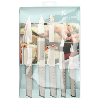 Kitchen Inspire 5pce Knife Set ( Order in Qty of 6)