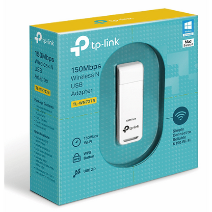 TP-Link TL-WN727N 150Mbps Wireless N USB Adapter