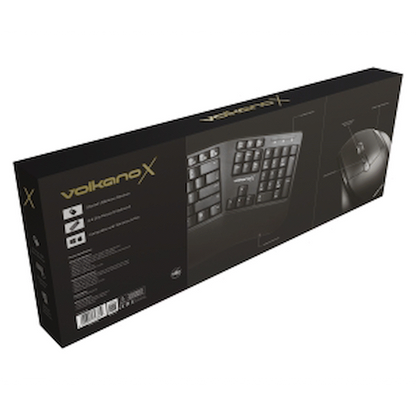 VolkanoX Ergo Series Egonomical Mouse and Keyboard Combo