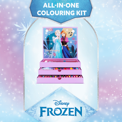 43 PC COLOURING STATIONERY SET - FROZEN