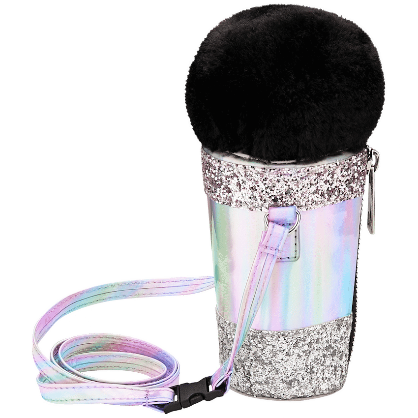 Quest Microphone Crossbody Bag - Silver
