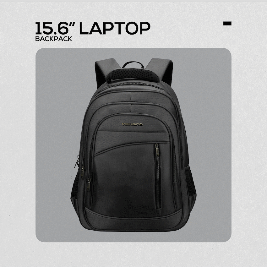 Volkano Spectre 15.6" Laptop Backpack - Black