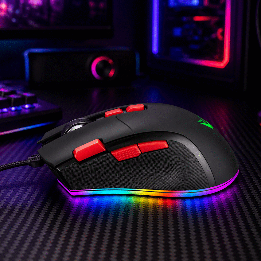 VX Gaming Morpheus Series Wired RGB Mouse with Braided Cable