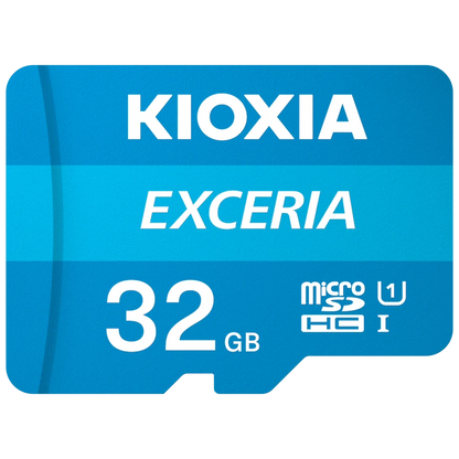 Kioxia 32GB Micro SDHC- UHS-1 Read 100MBs CL10
