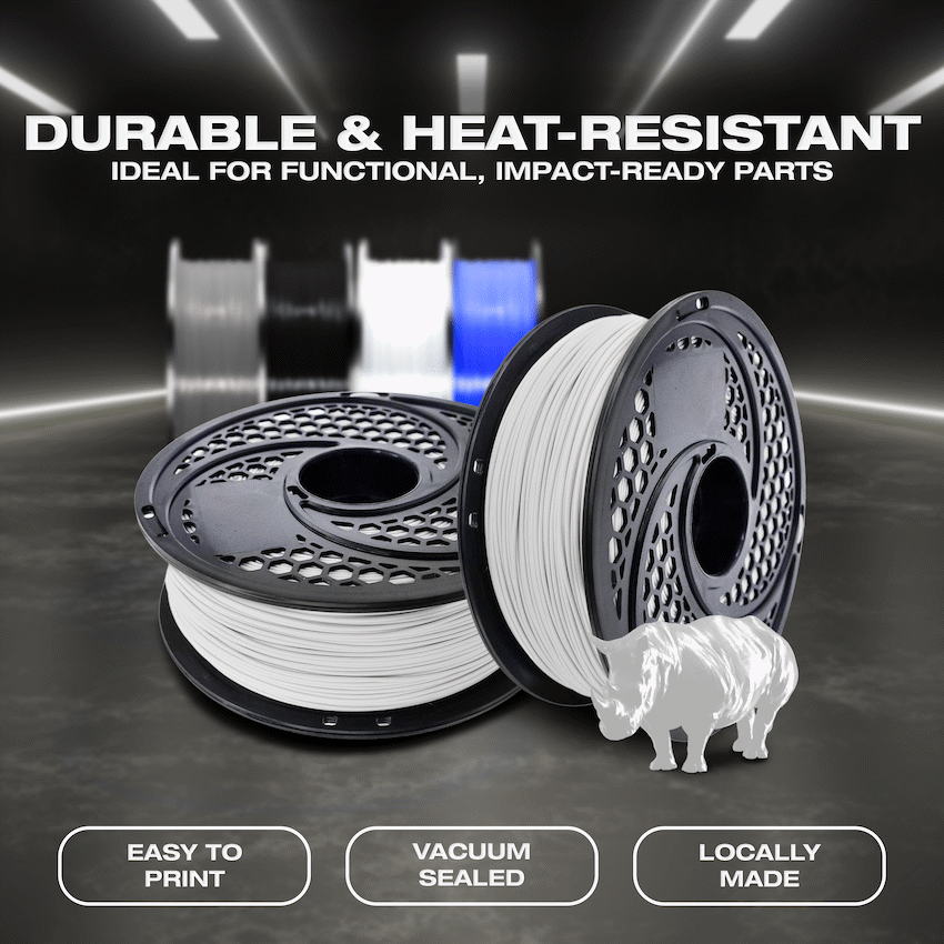 SA Filament ABS Premium Filament 1kg - Silver