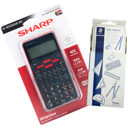 Sharp EL535 Scientific Calculator - 422 Functions- Red