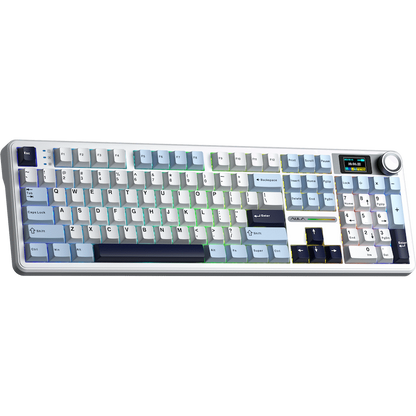 Aula Mechanical Gasket LCD Full Keyboard Multimode - Black/Grey