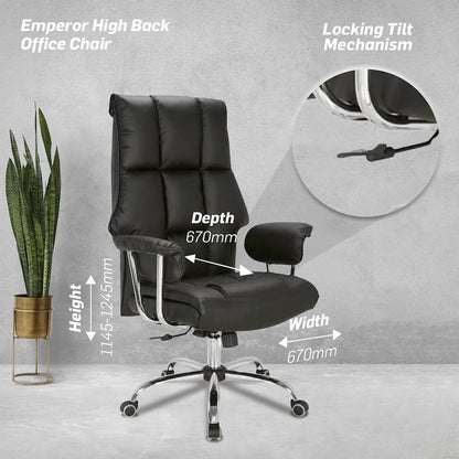 Everfurn Emperor High Back Office Chair