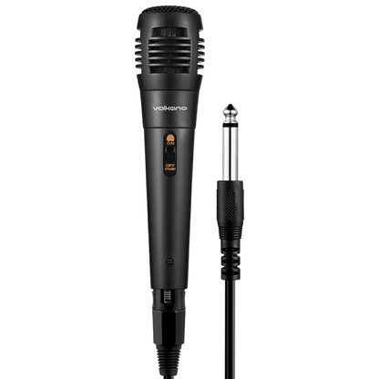 Volkano Vocal Series ABS Wired Microphone - Black
