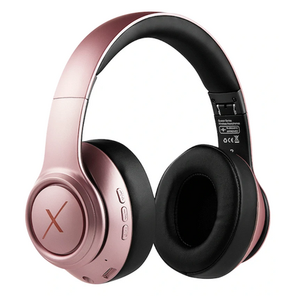 VolkanoX Quasar Series Bluetooth Headphones - Rose Gold