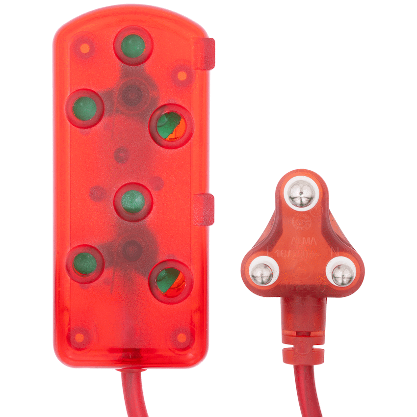 Ellies Side by Side Light Duty Extension Lead-3M - RD