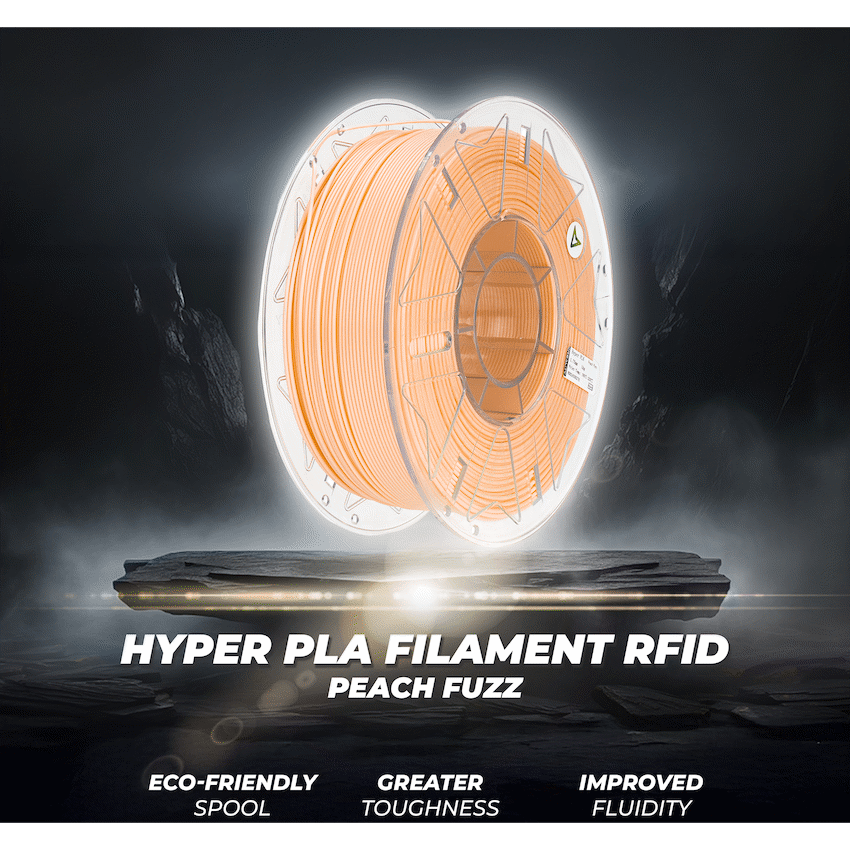 Creality Hyper PLA Filament RFID Peach Fuzz