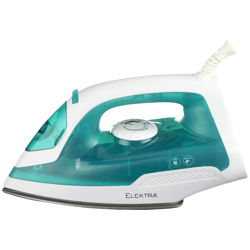 Elektra 1200W Steam Iron - Green