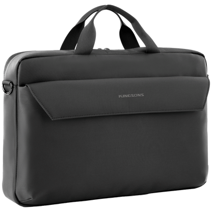 Kingsons Intent Series 15.6" Laptop Shoulder Bag - Black