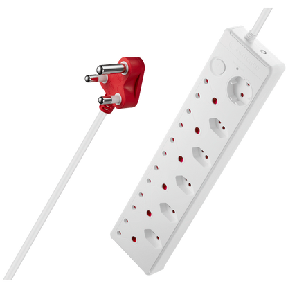 Switched Medium Surge 12-Way Multiplug 0.5m