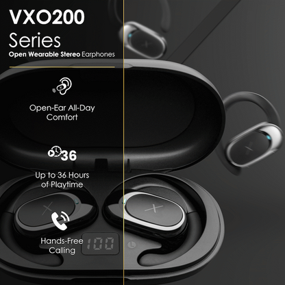Volkano X VXO200 Open Wearable Stereo Earphones  - Black