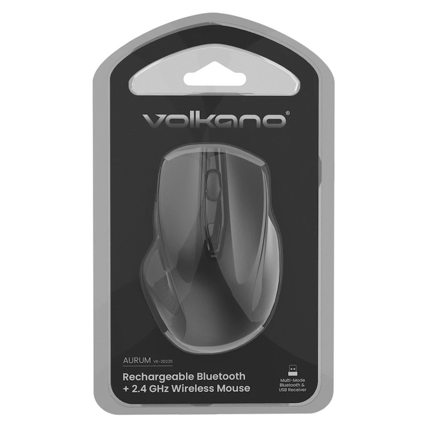 Volkano Aurum Series Bluetooth Wireless Mouse - Black