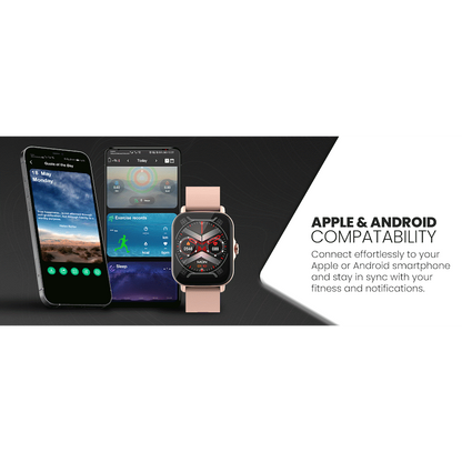 Volkano Active Tech Serene series Watch with heart rate monitor - Gold