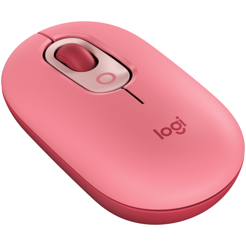 Logitech(R) POP Mouse with Emoji - Heartbreaker Rose/BT