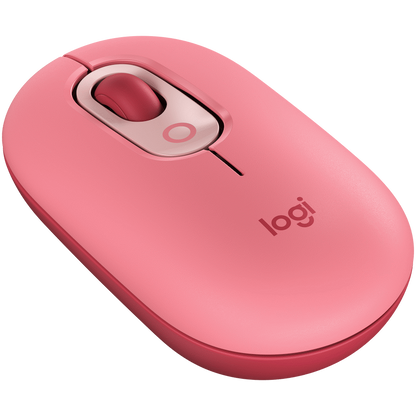 Logitech(R) POP Mouse with Emoji - Heartbreaker Rose/BT
