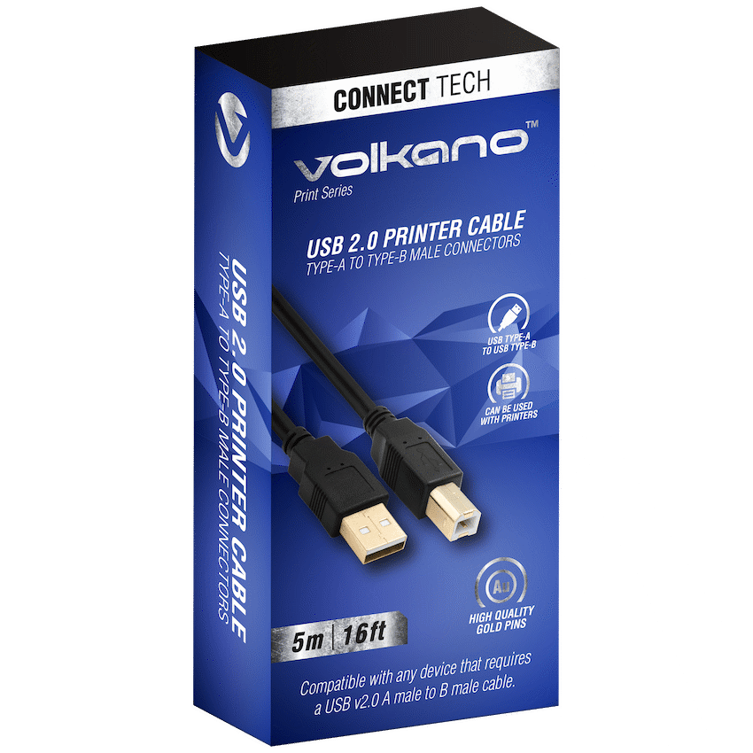 Volkano Print Series USB Printer Cable 5m