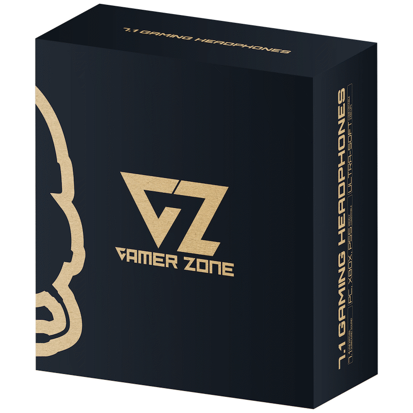 Gamer Zone '' series Pro Gaming Headset - Black & Red