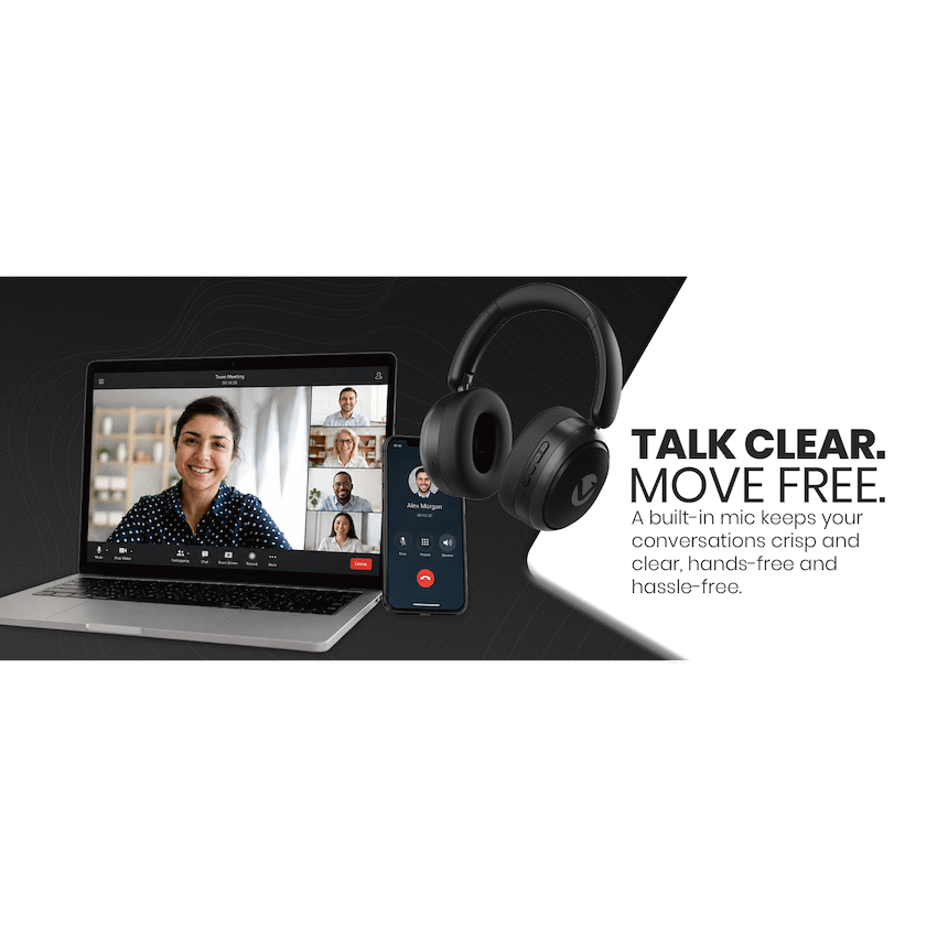 Volkano Lexi Bluetooth Headphone with ANC - Black