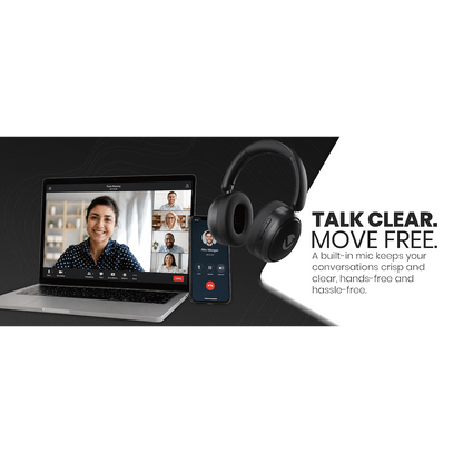 Volkano Lexi Bluetooth Headphone with ANC - Black