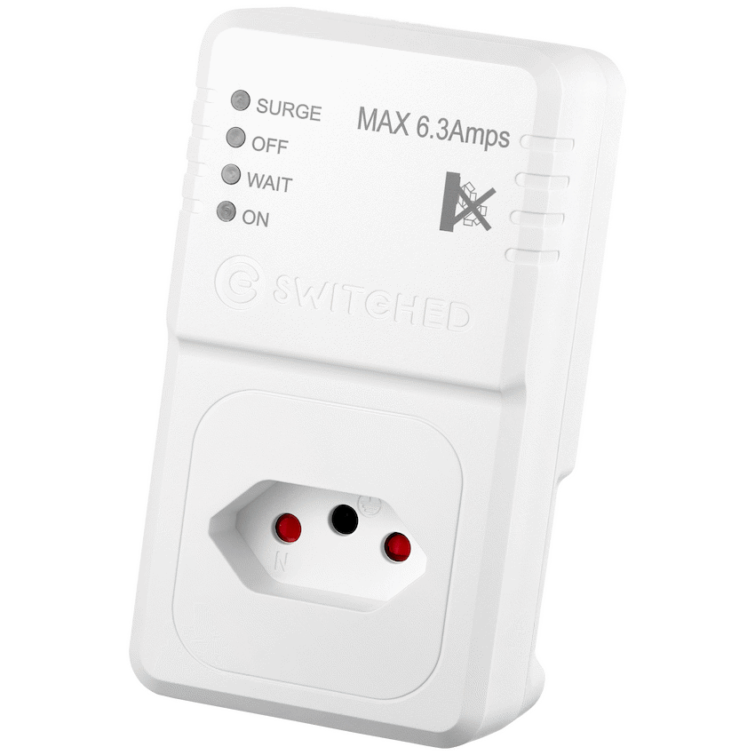 Switched 1-Way TV Surge Adaptor with SANS 164-2